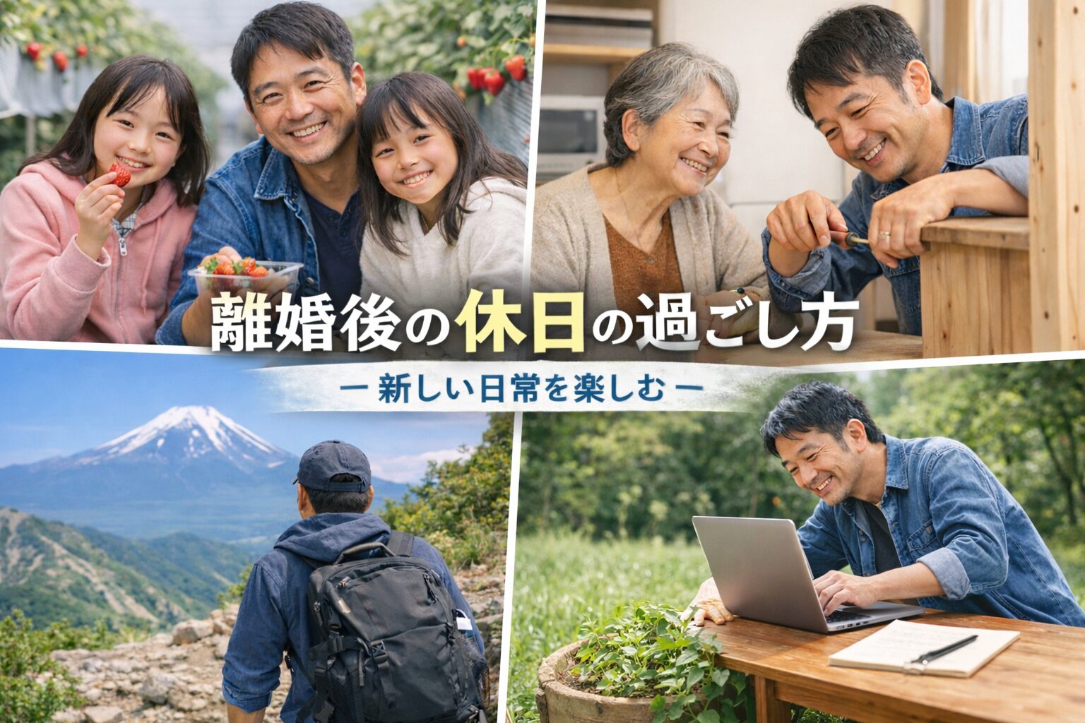 離婚後の休日の過ごし方