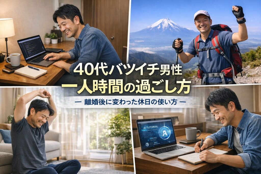 離婚後に変わった休日の使い方